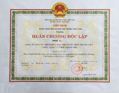 Huân chương độc lập hạng 3